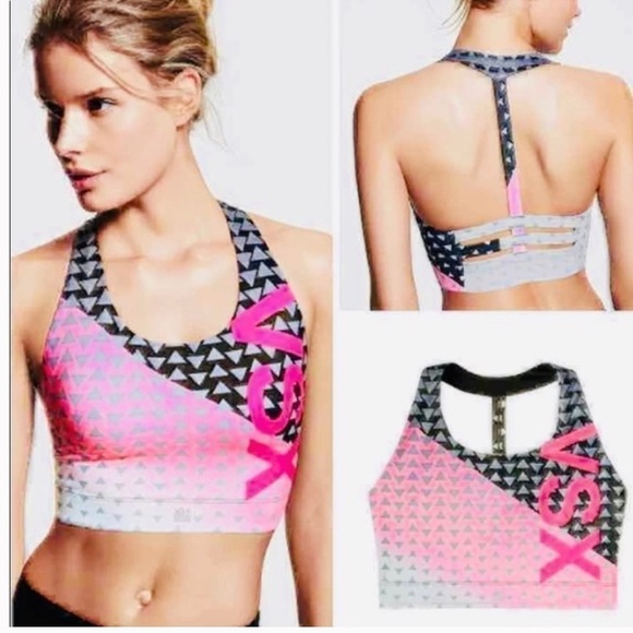 Victoria’s Secret Sports Bra Limited Edition Knockout Show off Medium Support - Picture 1 of 7